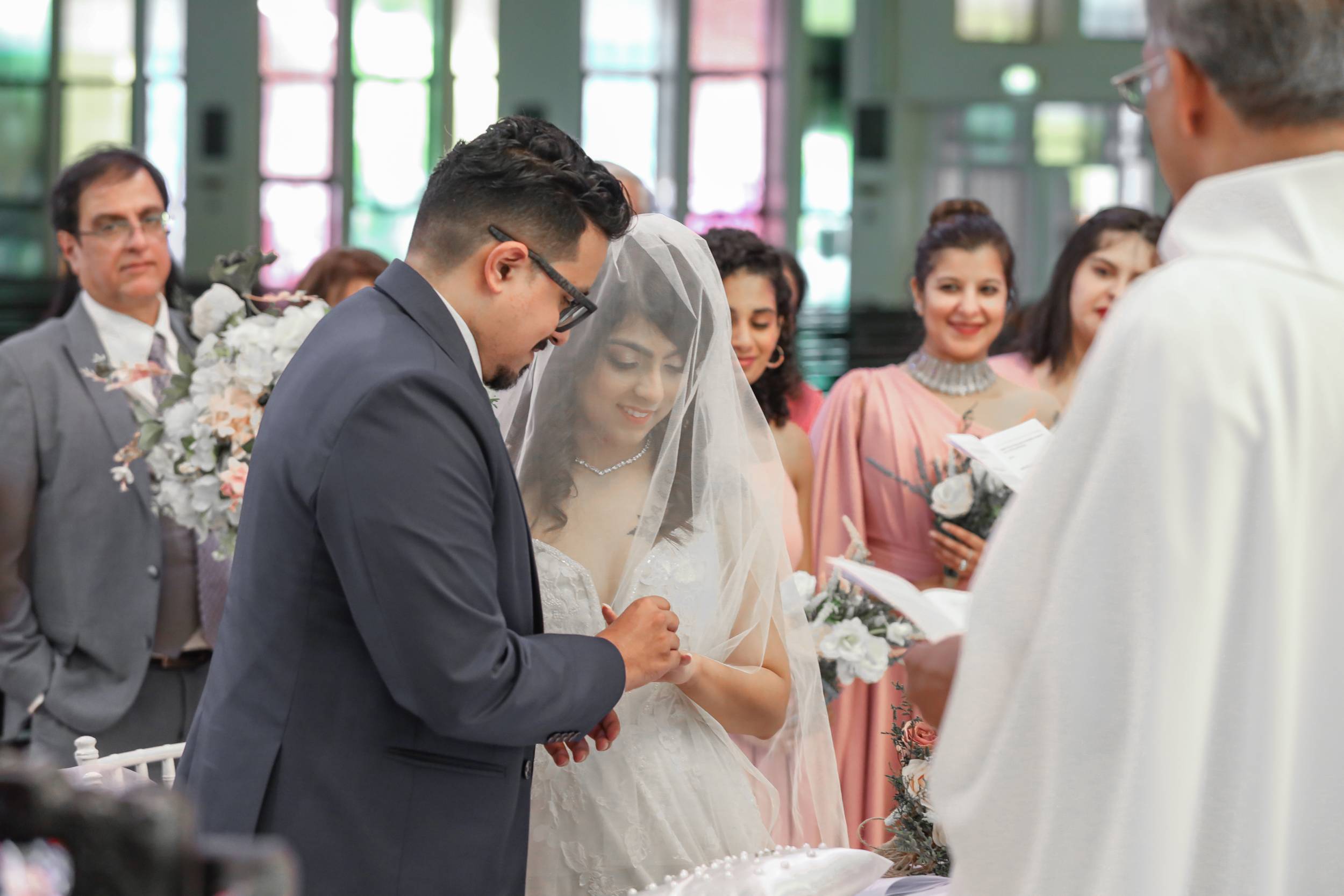 church wedding photoshoot