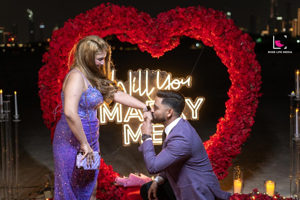 ring proposal shoot dubai